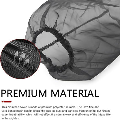 Car Cold Air Intake Filter Dustproof Cover, Universal Cone Protective Cover for High Air Intake Filters (Big)