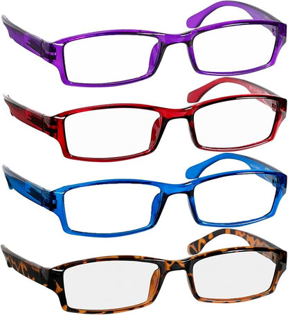 TruVision Readers Reading Glasses, Comfort Spring Hinges for Men and Women, 9501HP