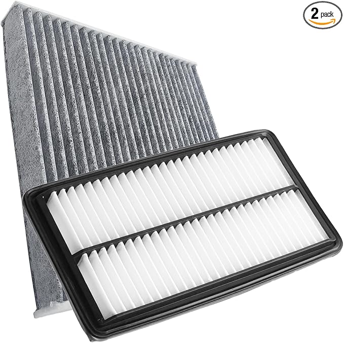 JTBU134-12061Engine & Cabin Air Filter For PASSPORT (2019-2023), PILOT (2016-2022), RIDGELINE (2017-2023), MDX (2016-2020), Replacement for CA12061, CF10134, 80292-SDA-A01