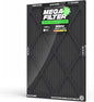 PuroAir MegaFilter - 20x30x1 Air Filter MERV 13 Activated CarbonTech Defense - Heavy Duty 3 Layer Furnace Filters Allergens, Pollen, Dust, Pet Dander, Smoke, Odors - HVAC Air Filter 20x30x1 (1-Pack)
