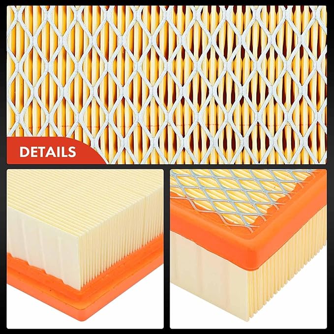 A-Premium Engine Air Filter Compatible with Toyota, Dodge, Jeep & Lexus Models - Camry, Highlander, Avalon, Sienna, Durango, Grand Cherokee, ES350, NX300, RX350 - Replace# 17801-0P050