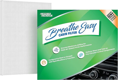 Spearhead OEM+ Particulate Breathe Easy Cabin Filter | Fits 2017-24 Pacifica, 2020-24 Voyager Like OEM | Provides Max Airflow & Enhanced Performance (BE-283P)