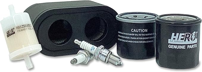 HERO Maintenance Filter Kit For Exmark Radius E-Series Zero-Turn Mower Filters Compatible With OEM 1367806 1367804 1367848 1202235 813250 1093321 With 708 V-Twin Engine
