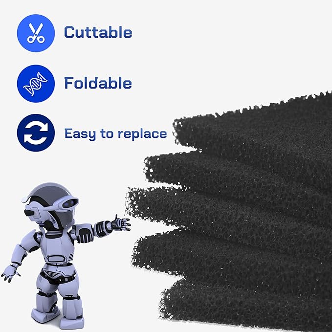 Antidious 5 Pack Activated Carbon Filters for Fume Extractor Solder Smoke Absorber Portable Filter, Soldering DIY Fan Extraction Equipment for Brazing Welding Soldering, Fume Prevention Remover