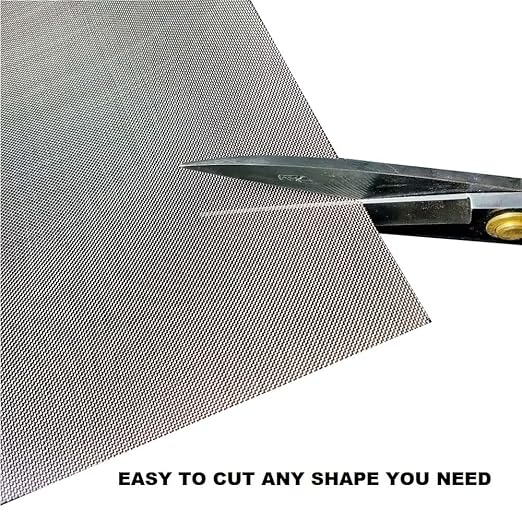 Stainless Steel Mesh Screen #60Mesh -Size:15.7"x47.2"(40x120cm) SS304 Wire Mesh Screen, for Vent,Cage,Garden, Window Screen, Filter Mesh, DIY Mesh