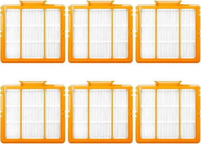 6 Pack Pre-Motor HEPA Filter Replacement Parts Kit for Shark AI AV2511AE AV2501S AV2610WA AV2501AE RV2502AE RV2610WA UR2500SR RV2520AOUS AV2510AOUS 2-In-1 AI Ultra Robot Vacuum Cleaner Accessories.
