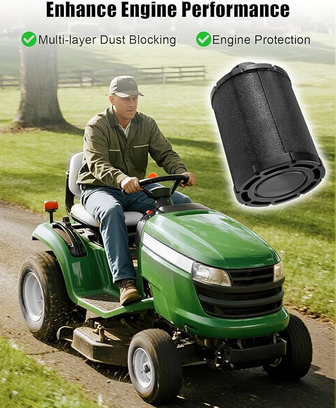 Air Filter Fit for John Deere 332 serial number before 475000 John Deere 330 Replace AM101283 PA30036 46790