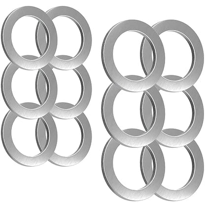 Oil Drain Plug Washer Gasket Seal - 12pcs - 20mm+18mm - Replacement for Honda/Acura - PN 94109-20000 (6pcs), 90471-PX4-000 (6pcs) - 1990–2022