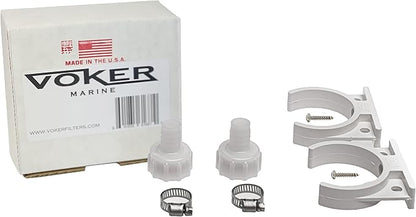 Voker Filter New Filter Installation Hardware Kit (only) - 5/8" Hose ID - Made in The USA