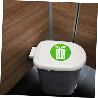 12pcs Waste Sorting Stickers Trash Can Recycling Decals Self-Adhesive Labels for Environment Protection