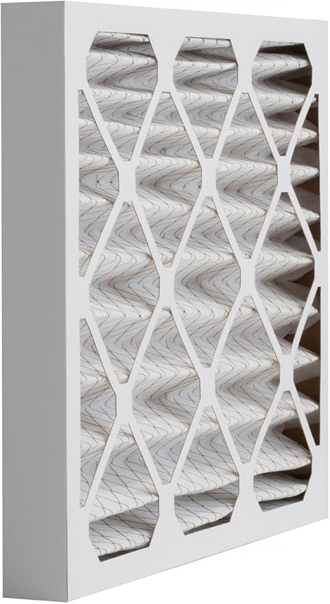 Aerostar 20x25x2 MERV 8, Pleated Air Filter, 20x25x2, Box of 6, Made in the USA