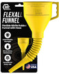 TEC Products FlexAll Long Flexible Funnels - Automotive Oil Funnel with Hose, Durable Nitrile Rubber for Oil Change, Transmission Funnel Fluid, Diesel, Fuel, Gas - Made in USA - Yellow (16 x 5 Inches)