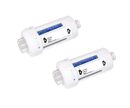PneumaticPlus Compressed Air in-Line Desiccant Filter Dryer for Spray Gun or Pneumatic Tools - DFD-10 (Pack of 2)