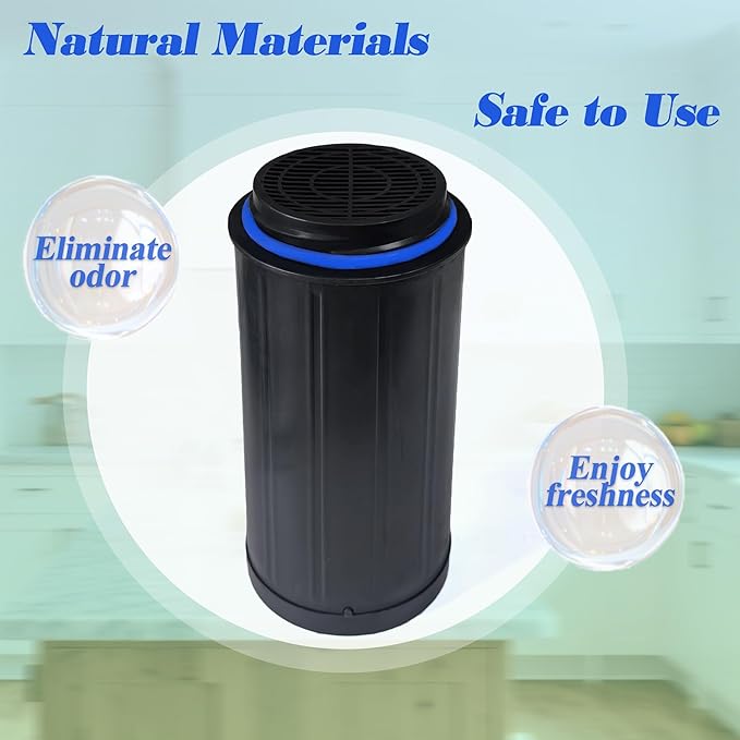 NewKe 4 Pack FC-50 Replacement Filters Compatible with Vitamix FoodCycler FC-50 and FC-30 models, Activated Carbon Filters, Coal-Based Activated Carbon Filter Refills, Compost bin Odor Eliminator