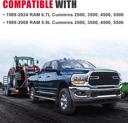 6.7 Cummins Oil Filter and Plug Tool Kit Compatible with 2007-2024 RAM 2500,3500,4500,5500 6.7L Diesel ;1989-2007 RAM 2500, 3500, 4500, 5500 5.9L Cummins | Replaces 05083285AA 3949561,LF16035,LF3972