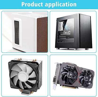 [4 Pack] 360x120mm PC Case Dust Mesh Filter, Magnetic Frame Computer Fan Dust Mesh PC Cooler Filter Dustproof PVC Cover Grills - Black