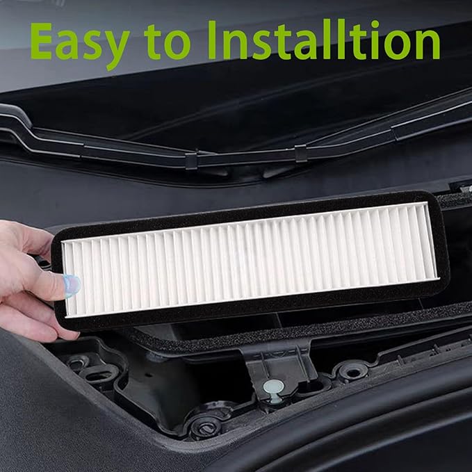 Air Intake HEPA Filter Air Intake Grille Cover Compatible with Tesla Model 3 2020 2019 2018 Air Inlet Vent Accessories A/C Internal Filter Protection Interior Replacement External