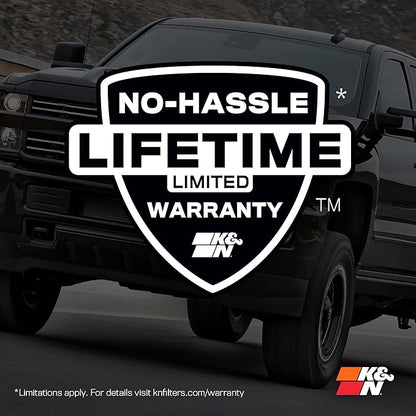 K&N High-Flow Original Lifetime Engine Air Filter: Increase Power: Premium, Washable: Compatible with 2002-2020 TOYOTA: 4Runner, Tacoma, Tundra, FJ, Hilux, Land Cruiser, 33-2281
