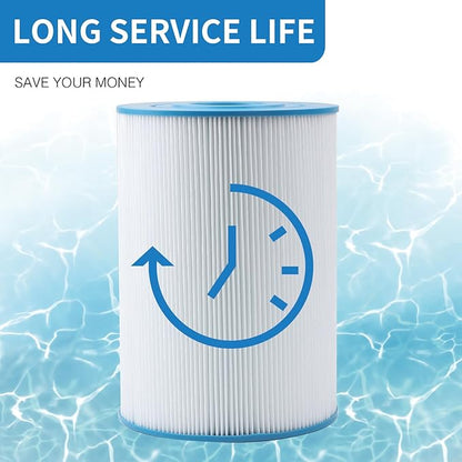 PWK30 Hot Springs Spa Filters, Compatible for Watkins 31489, Unicel C-6430, Filbur FC-3915, P/N0969601,73178, 73250, 71825, 30 sq.ft.Hot Tub Filter 3 Pack