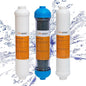 Filterelated 3-Stage RO/DI Filter Kit 3-Pack with Color-Changing DI Resin | PMB Sediment + GAC Carbon Replacement Filters | for Aquarium, Reef Tank, Hydroponics & Pure Water Systems