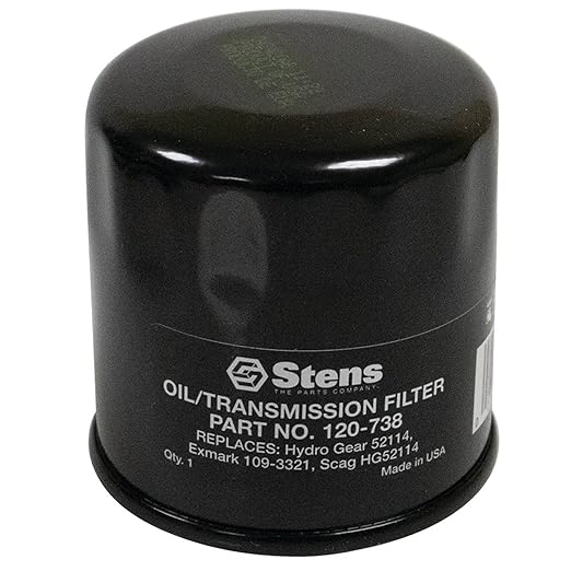 Stens Transmission Filter 120-738 Compatible with Ferris IS600Z, IS700Z and CCW Series, Exmark Phazer and Quest 5101026X1, 5101026X10, 5103382, 21545100, 063-1050-00, 109-3321, HG52114