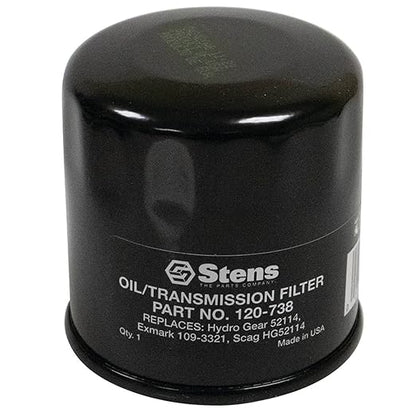 Stens Transmission Filter 120-738 Compatible with Ferris IS600Z, IS700Z and CCW Series, Exmark Phazer and Quest 5101026X1, 5101026X10, 5103382, 21545100, 063-1050-00, 109-3321, HG52114