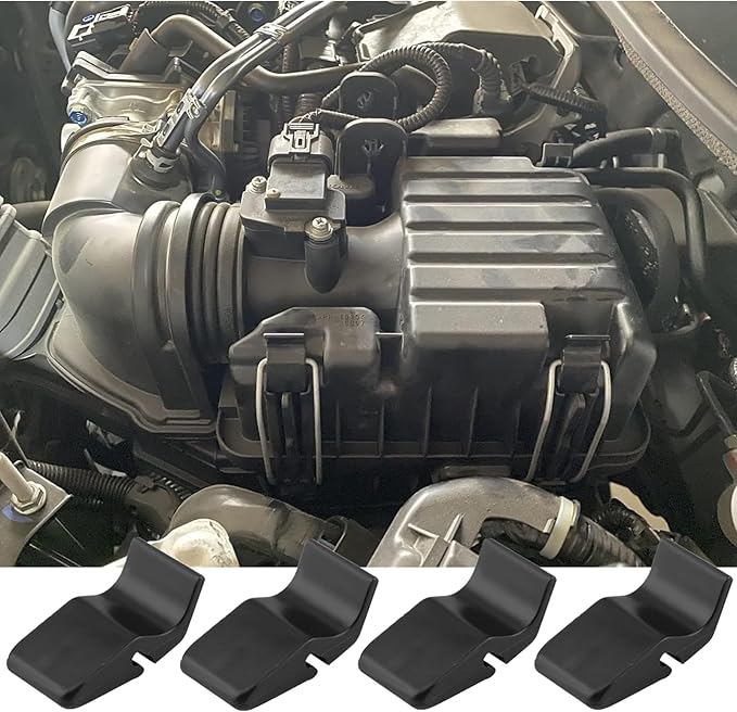 4 PCS Air Cleaner Accessory Clip Professional Air Cleaner Assy Clip Air Filter Clips 17219-P65-000 Plastic Intake Housing Clip for Honda Fit 1.5L 2009-2013 Insight 1.0L 2000-2006 Accord