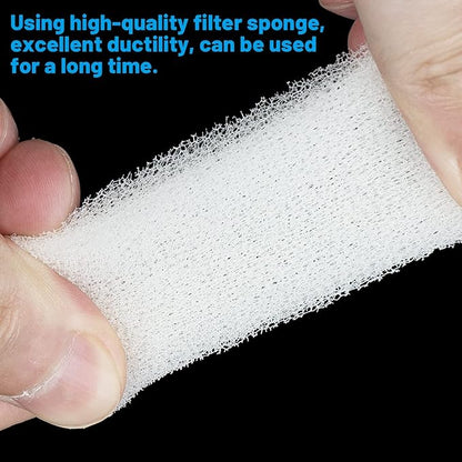 Humidifier Replacement Filters for Levoit Capture Fine Particles in Water Tank, Compatible with Dual150, Dual200S, Classic300(S), LV600S, 18 Pack, White