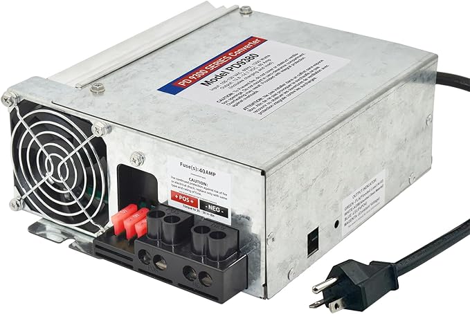 PD9380 Power Converter replacement-9300 Series Converter,80Amp 120V to 12V RV Converter Charger for RV Camper Caravans Trailer Battery,1300W