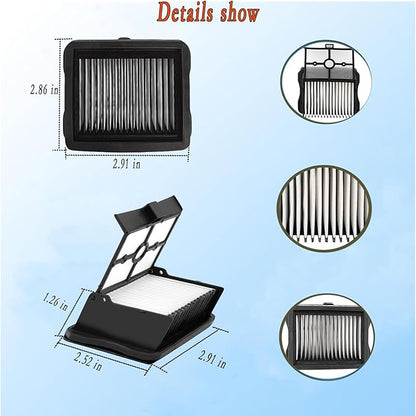 S20 Pro Replacement Parts for Narwal S20 Pro Wet Dry Vacuum Cleaner 6Pcs Accessories Kit, 4 HEPA Filters&2 Brush Rollers