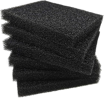 Aquarium Bio Fitler Media Sponge, 6.28 x 5.5 x 0.78 inch Foam Filter Pad Compatible to ML350 (10)