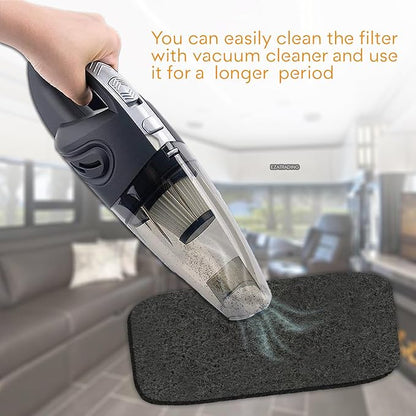 RV Premium Charcoal Activated Carbon Fiber Air Conditioner Filter - Air Duct AC Carbon Filter Replacement for RV AC Vent (2 Pack, 12.875” x 5.5”)