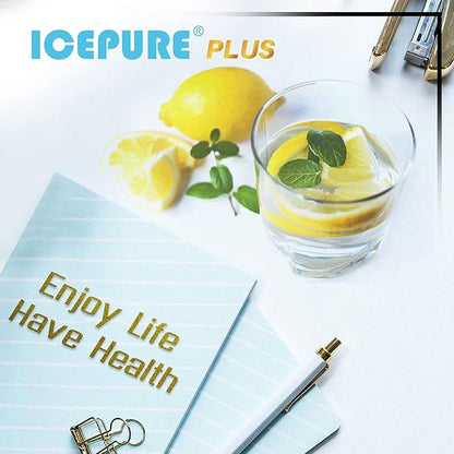 ICEPURE PLUS NSF/ANSI 53&42 DA29-00020B Refrigerator Water Filter,Replacement for Samsung DA97-08006A, DA29-00020A, RF28JBEDBSG, HAF-CIN/EXP, HAF-CIN, KENMORE 469101, RF28HMEDBSR, RF4287HARS,4PACK