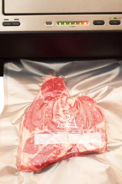 100 Vacuum Sealer Bags: Quart Size (8" x 12") by OutOfAir Works With FoodSaver & Other Machines - 33% Thicker BPA Free, Commercial Grade, 8 x 12 inches