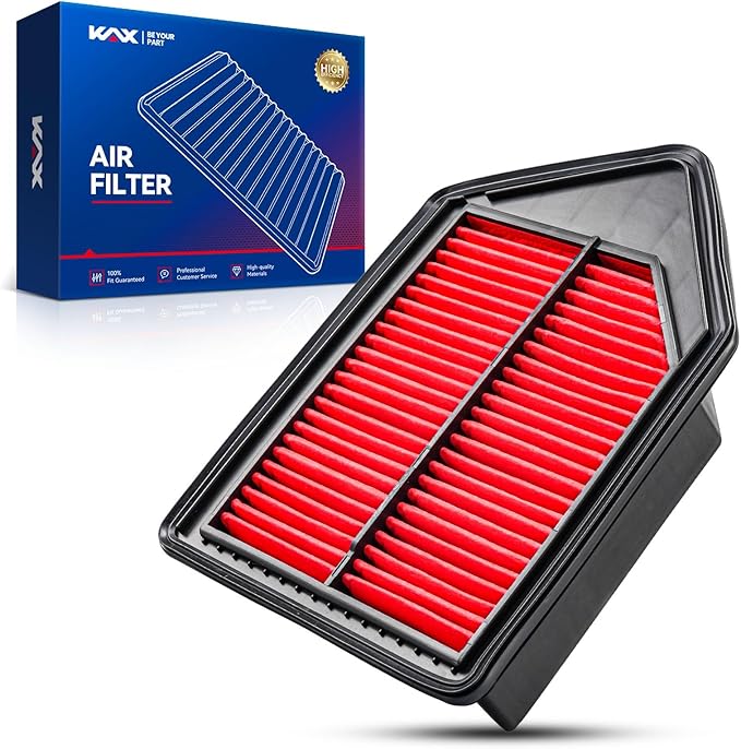 KAX Premium Engine Air Filter, CA10885 Replacement for Honda CR-V CRV(2.4L) 2010 2011 Replace 17220REZA00, Advanced Air Filter Media Increased Acceleration