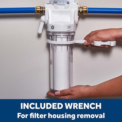 GE Whole House Water Filtration System, Reduce Sediment, Rust & More, Install Kit & Accessories Included, Filter Not Included, Replace Filter (FXWTC, FXUSC, FXWPC, FXWSC) Every 3 Months, GXWH20T
