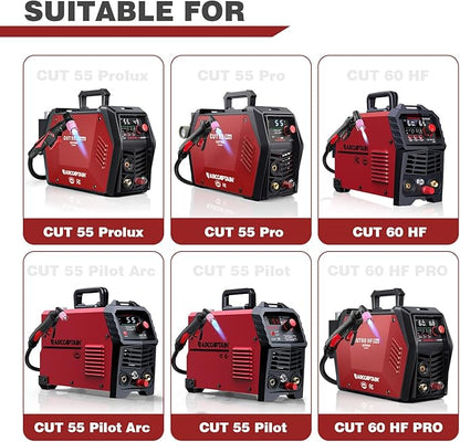 ARCCAPTAIN AG-60 Plasma Cutter Torch Consumables, .045'' SG-55 AG-60 WSD-60 Plasma Cutter Accessories for ARCCAPTAIN CUT55 PRO, CUT55 PROLUX, CUT 55PILOTARC,CUT 55PIL0T, CUT 60HF, CUT 60HF PRO,24 Pcs