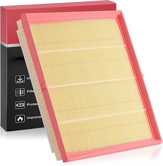 BDFHYK CA10867 Engine Air Filter Compatible with Cadillac SRX 2010-2016 & Saab 9-4X 2011, Replace# 15913344
