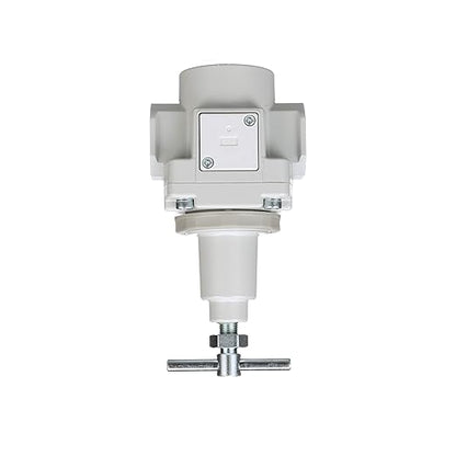 PneumaticPlus SAR400T-N04BG Compressed Air Regulator 1/2" NPT, T-Handle, Gauge & Bracket