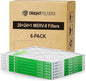20x24x1 Air Filter 6 Pack, Durable MERV 8 Pleated Home HVAC AC Furnace Filters, Lightweight Compact Air Conditioner Filter Replacement