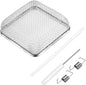 SVNR 1 Pack Flying Insect Screen for RV Refrigerator Vents, 4.5" x 4.5" x 1.4", Camper RV Furnace Vent Screen Accessories.