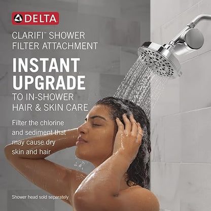 Delta Clarifi Standard Shower Filter Attachment Chrome with Additional Cartridge