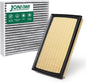 Engine & Cabin Air Filter Compatible with ES300H AVALON 2013-2018, HS250H 2010-2012, LS460 2007-2017, LS600H 2008-2016, CAMRY 2012-2017, RAV4 2013-2018, Replace for CF10285, CA10677