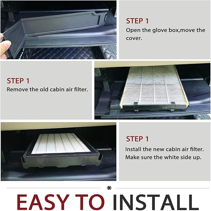 Cabin Air Filter for Toyota RAV4 Camry Corolla Highlander Sienna Prius Avalon(2018-2025) Lexus RX NX ES UX,Dual layer Air Filter Replacement with Activated Carbon
