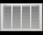 HVAC Premium 22 x 16 Duct Opening Steel Return Air Filter Grille, for 1-inch Filter, Removable Door, Flat Stamped HVAC Vent Cover Grille, Outer Dimensions 24.5 x 18.5