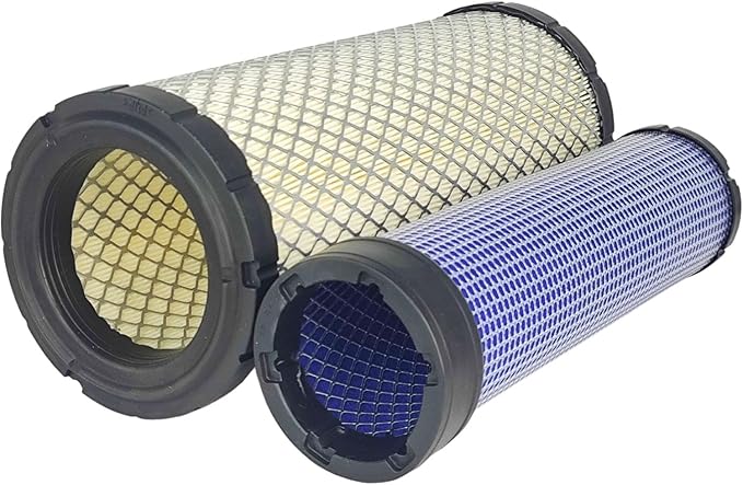 Inner Outer Air Filter Kit 006000455F1 006000456F1 Compatible with Mahindra 4500 5500 6000 HST, 2540 2545 2555 2565 2645 2655 2665 3535 4035 4535 5035 2538 2638 3540 3550 Gear T4 Tractor AF169