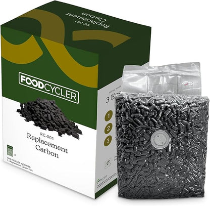 FoodCycler Carbon Filter Replacement for Eco 3 & Eco 5 - Eliminate Odors & Maintain Performance - Odor Control, Food Waste Disposal, Long-Lasting Carbon Filter, Easy to Install (1-Pack)