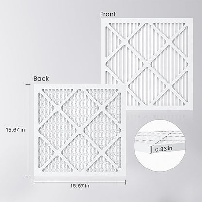 Waykar MERV-10 Filter Replacement – Captures Dust, Pollen – Compatible with Waykar 550 CFM Air Scrubber (5-Pack)