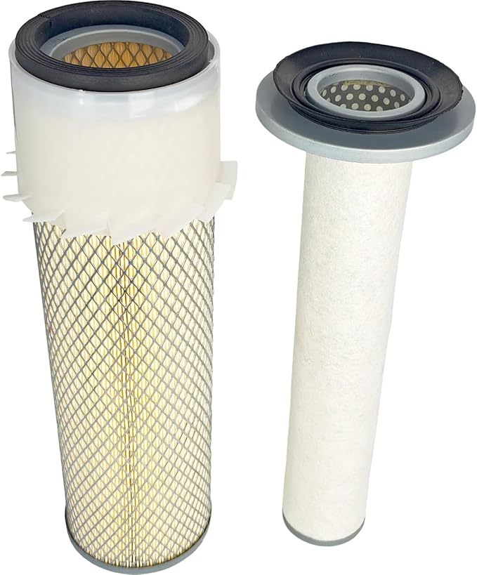 Outer Inner Air Filter Kit 42489 46517 Compatible with Wix Compatible with Ford 221406 221688 MG221406 R39392 1155997 Primary Secondary w/Round Ring