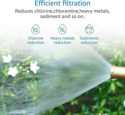 H&G lifestyles Misting System Calcium Inhibitor Filter for Patio Misters Inline Water Filter Effectively Reduce Hard Water Spots, Soften Water, Upgraded Formula
